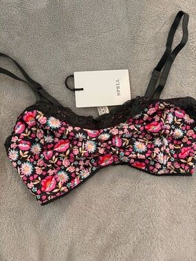 Spell Impala Lily Bralette in Night Blossom NWT